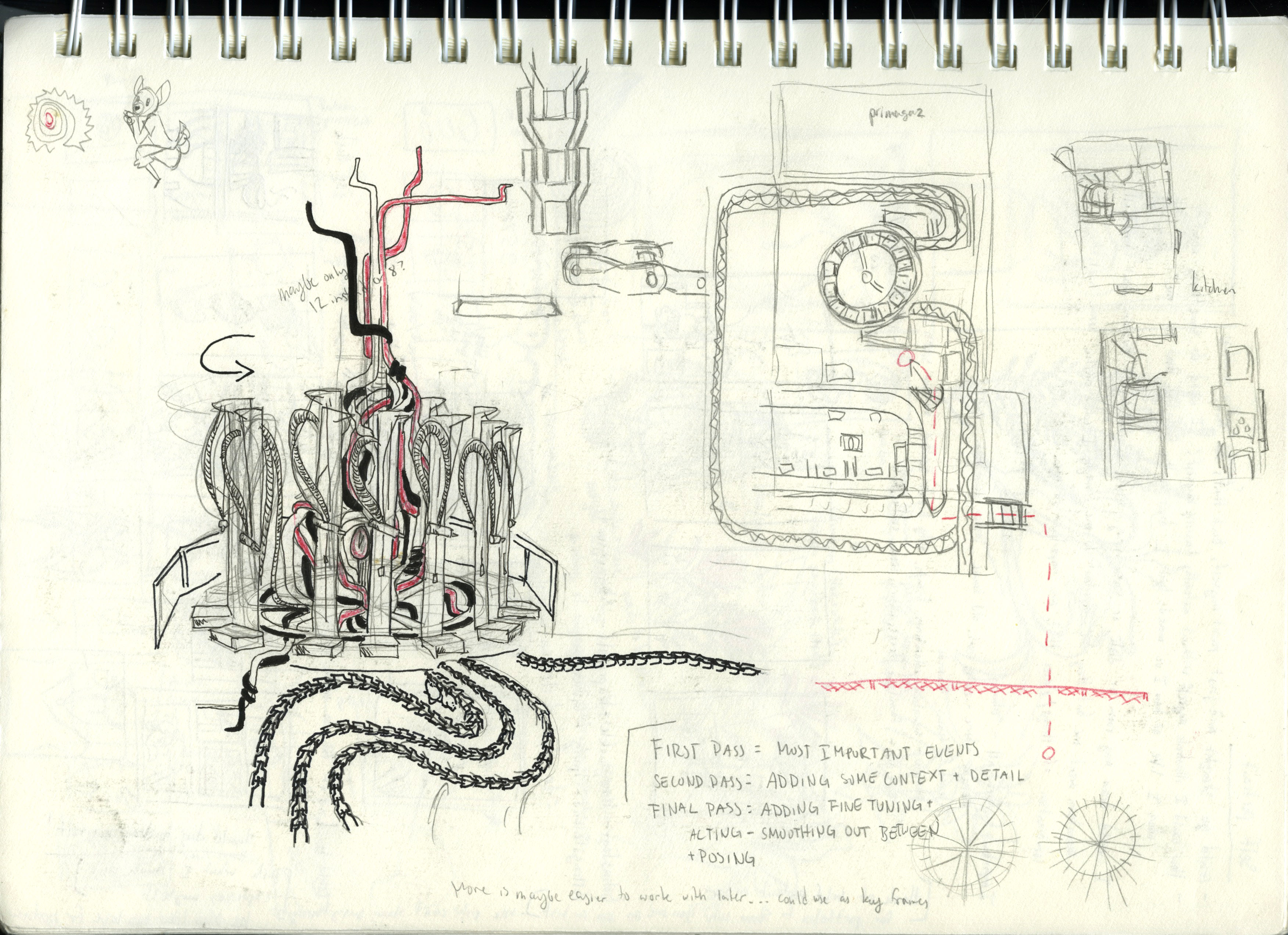 factory monster sketch